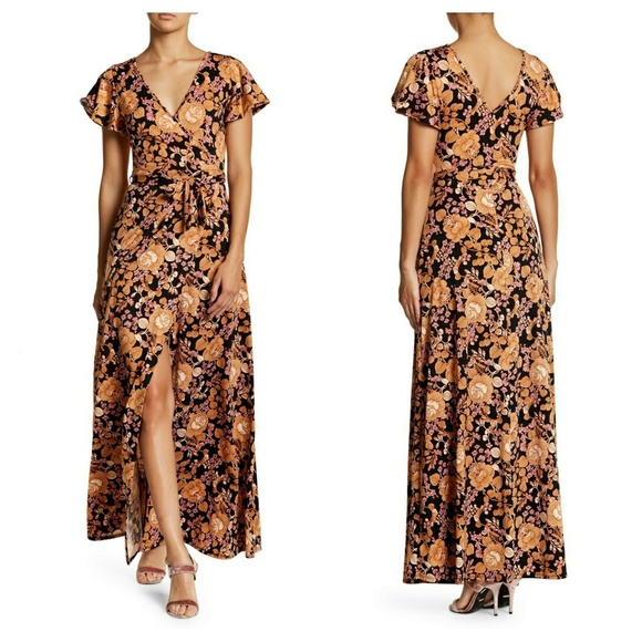 🆕️ floral high slit maxi dress - Picture 2 of 4